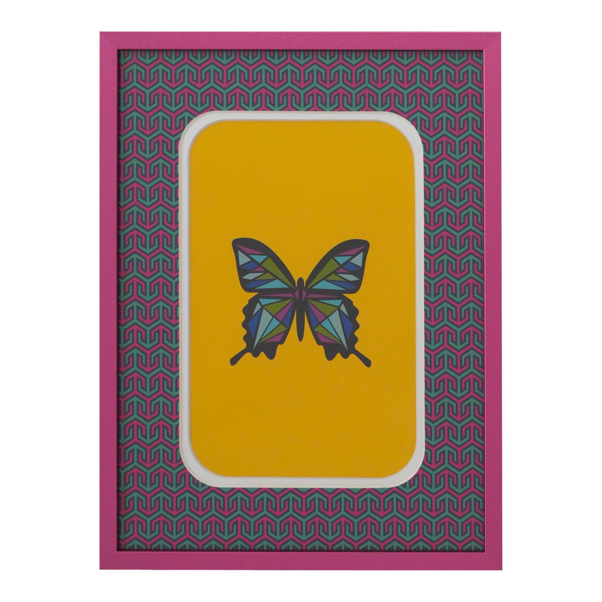 Jonathan Adler x Michaels 4" x 6" Pink Greek Key Matted Metal Tabletop Frame